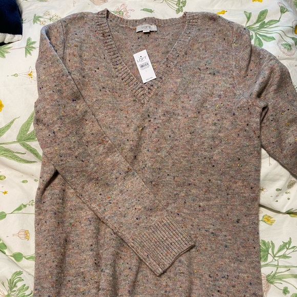 LOFT Sweaters - New loft multicolored sweater sweatshirt jumper L